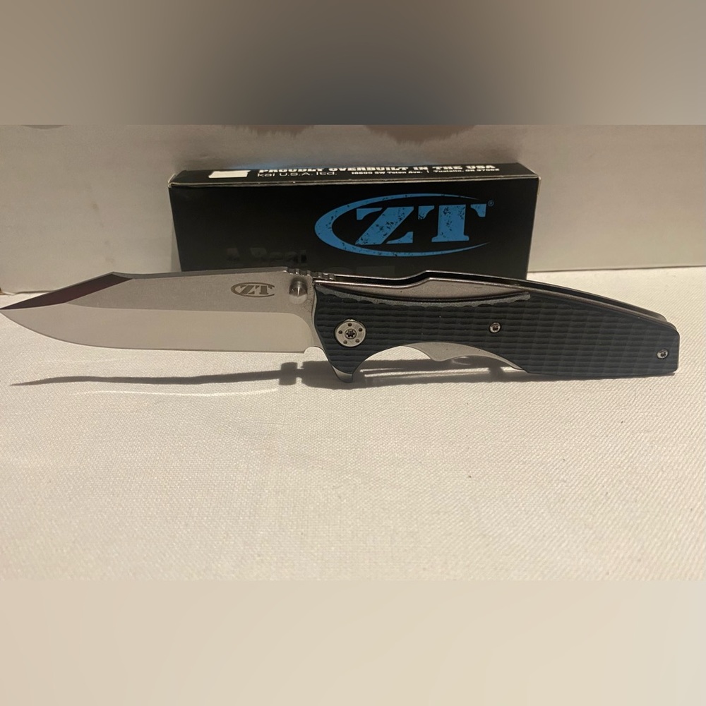 Zero tolerance Flipper blade 0393GCLF Rick Hinderer design
